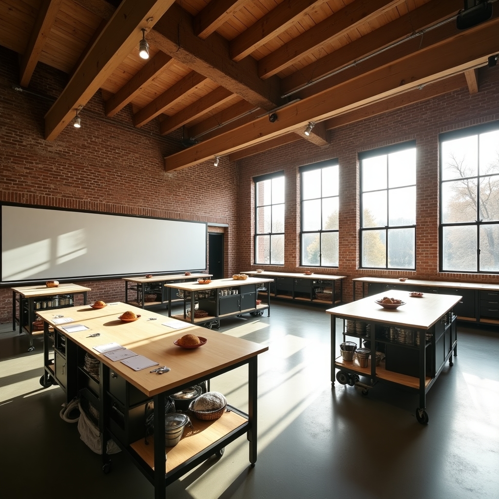 Salle de cours aménagée